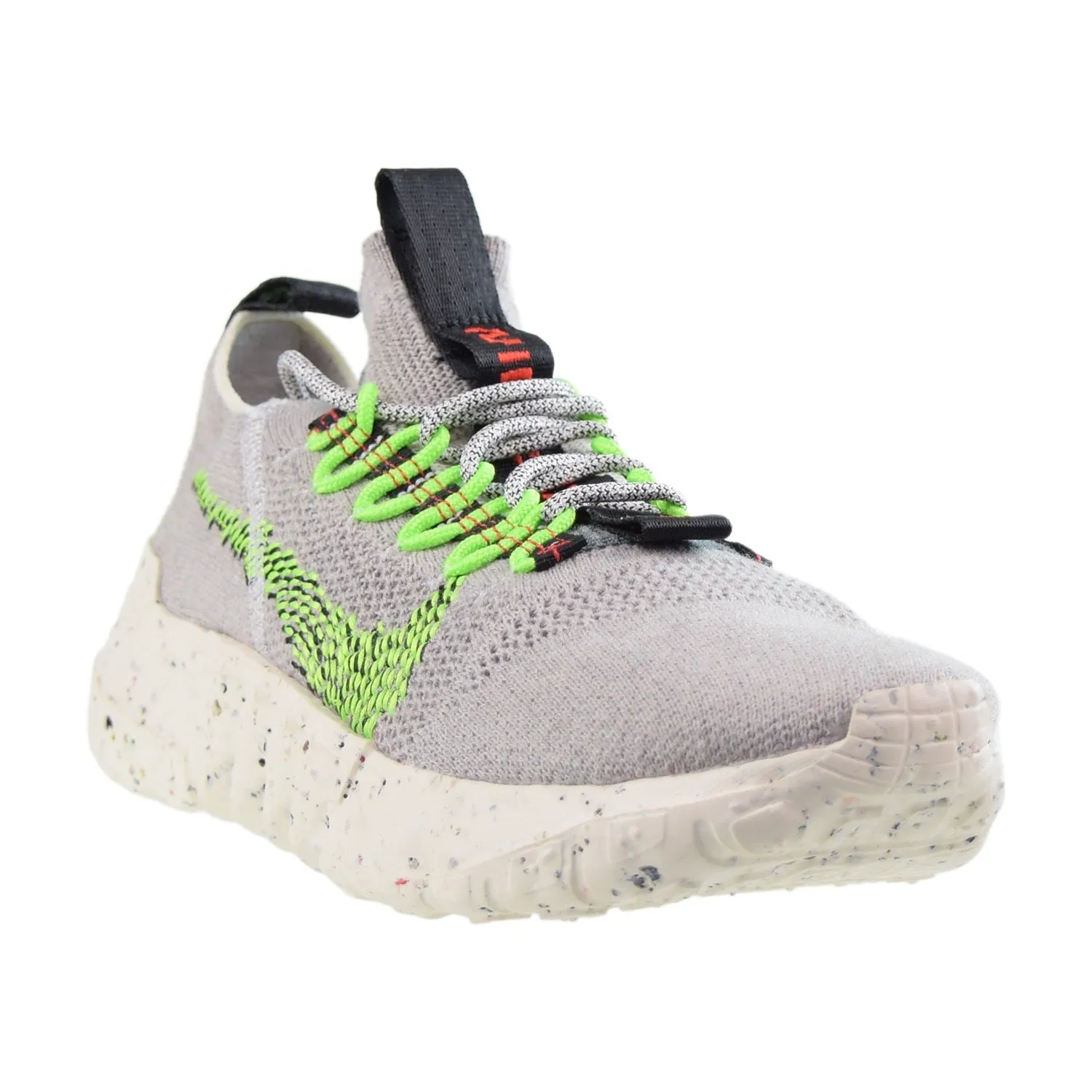 Nike Space Hippie 01 Men's Shoes Vast Grey-Black-Electric Green