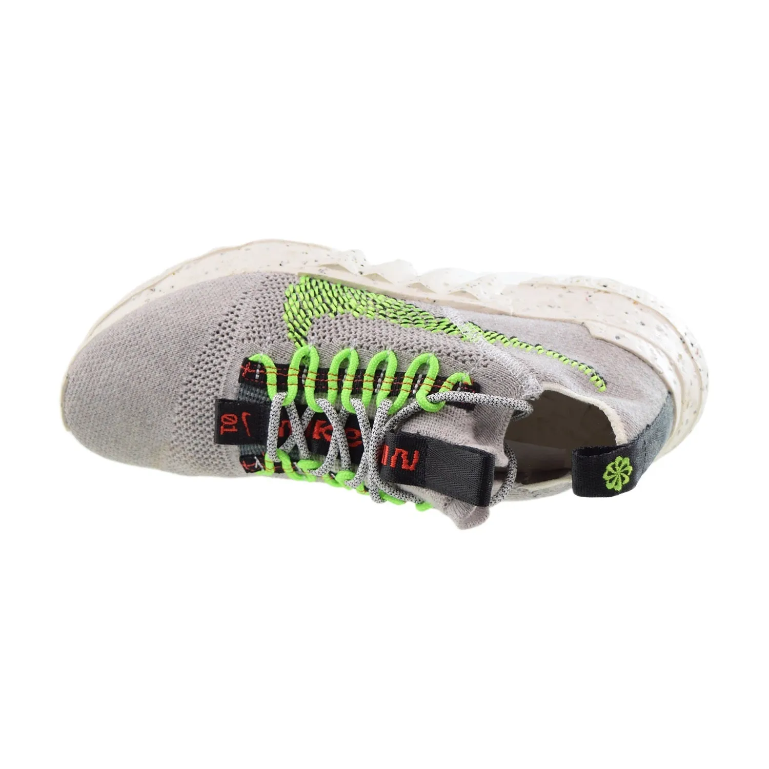 Nike Space Hippie 01 Men's Shoes Vast Grey-Black-Electric Green