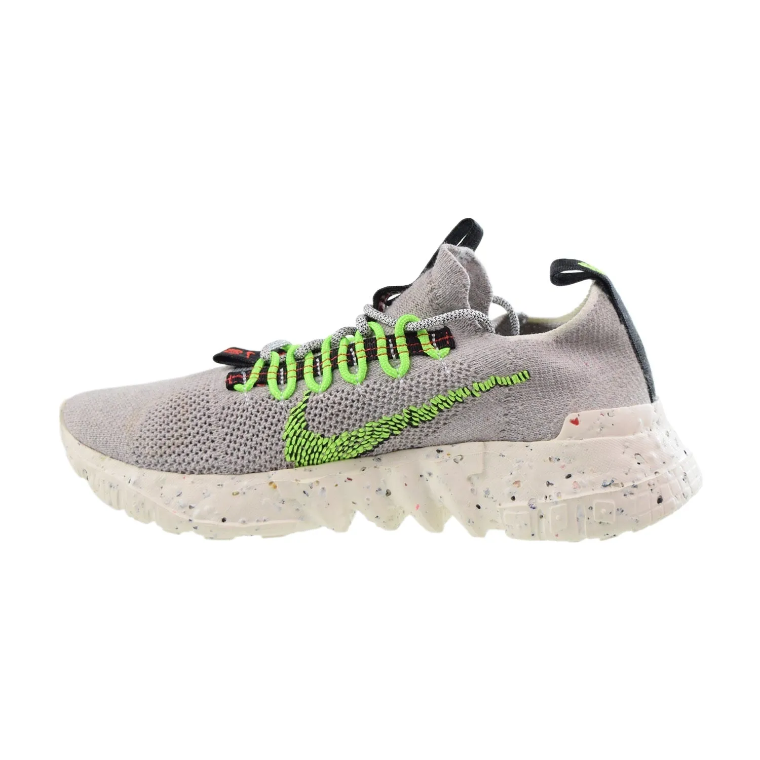 Nike Space Hippie 01 Men's Shoes Vast Grey-Black-Electric Green