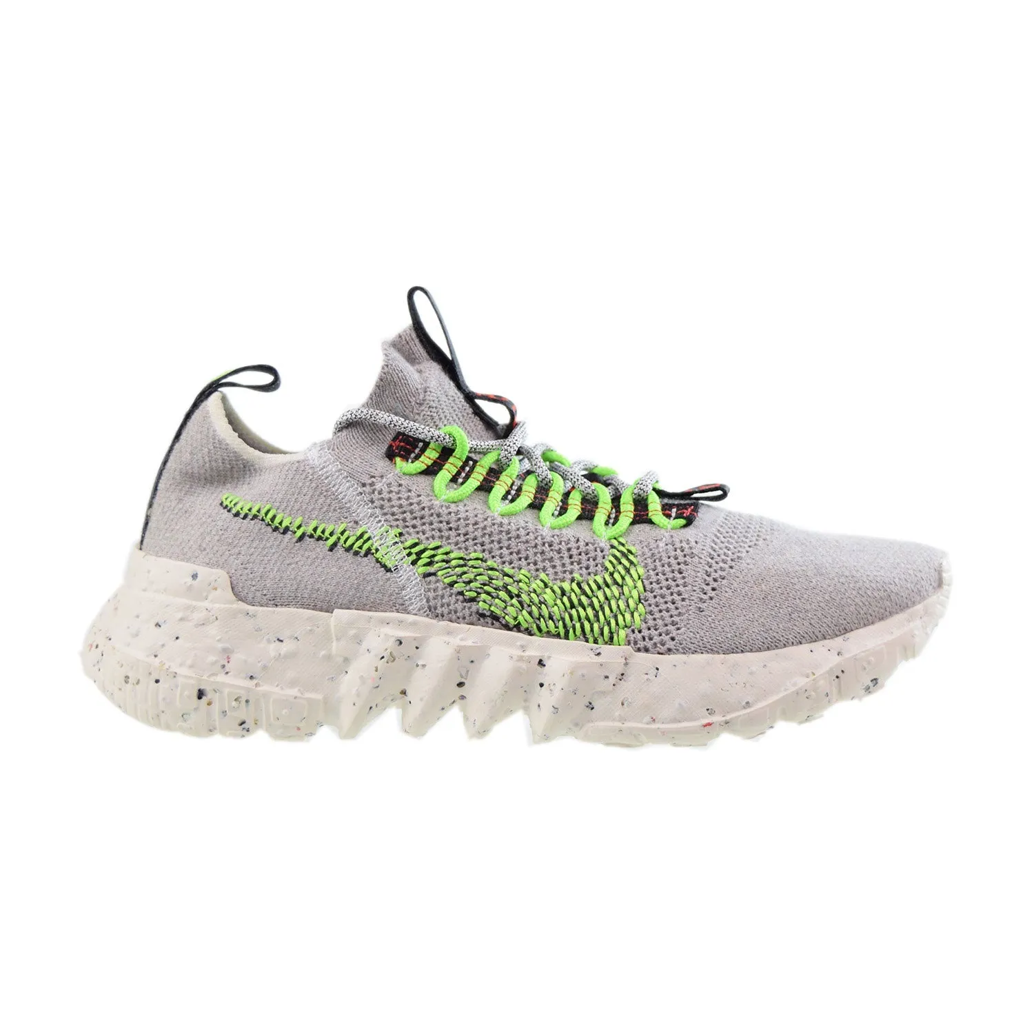 Nike Space Hippie 01 Men's Shoes Vast Grey-Black-Electric Green