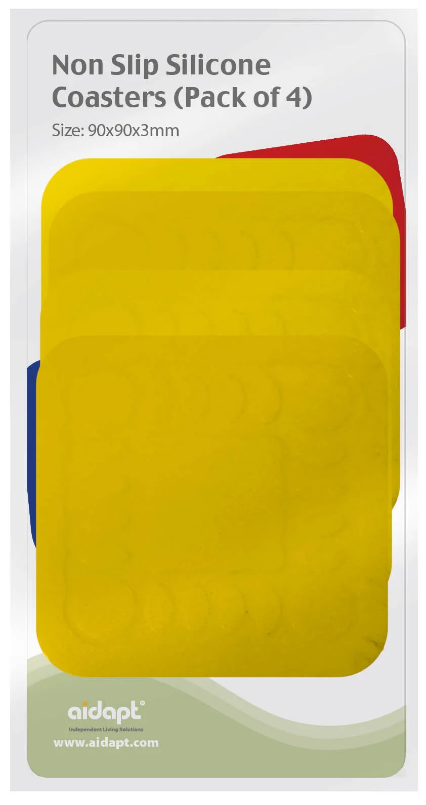 Non Slip Silicone Coaster - Square