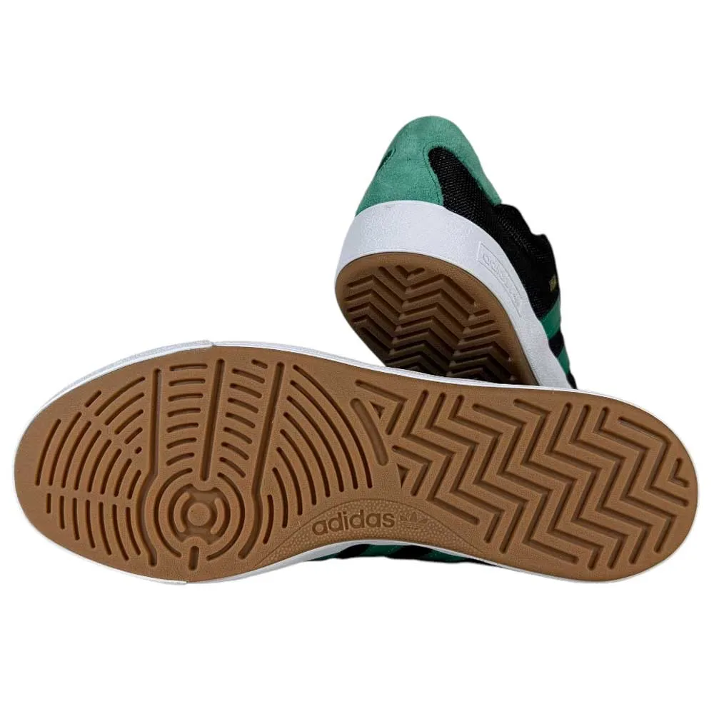 Nora Black Green Suede Adidas Skateboarding Shoes