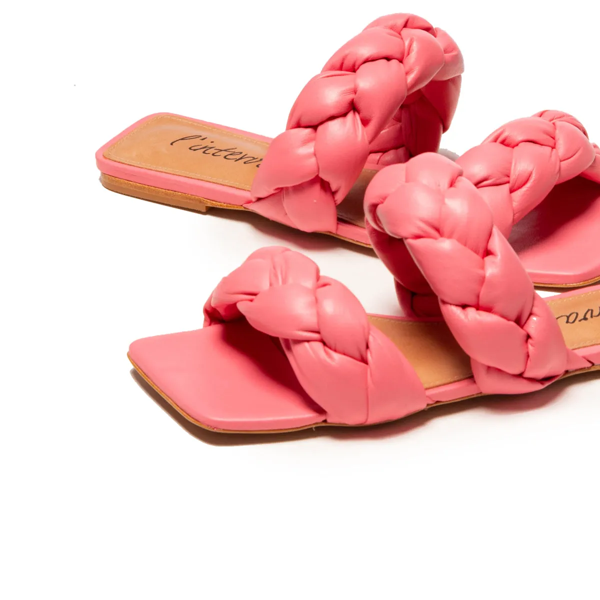 Norine Light Pink Leather