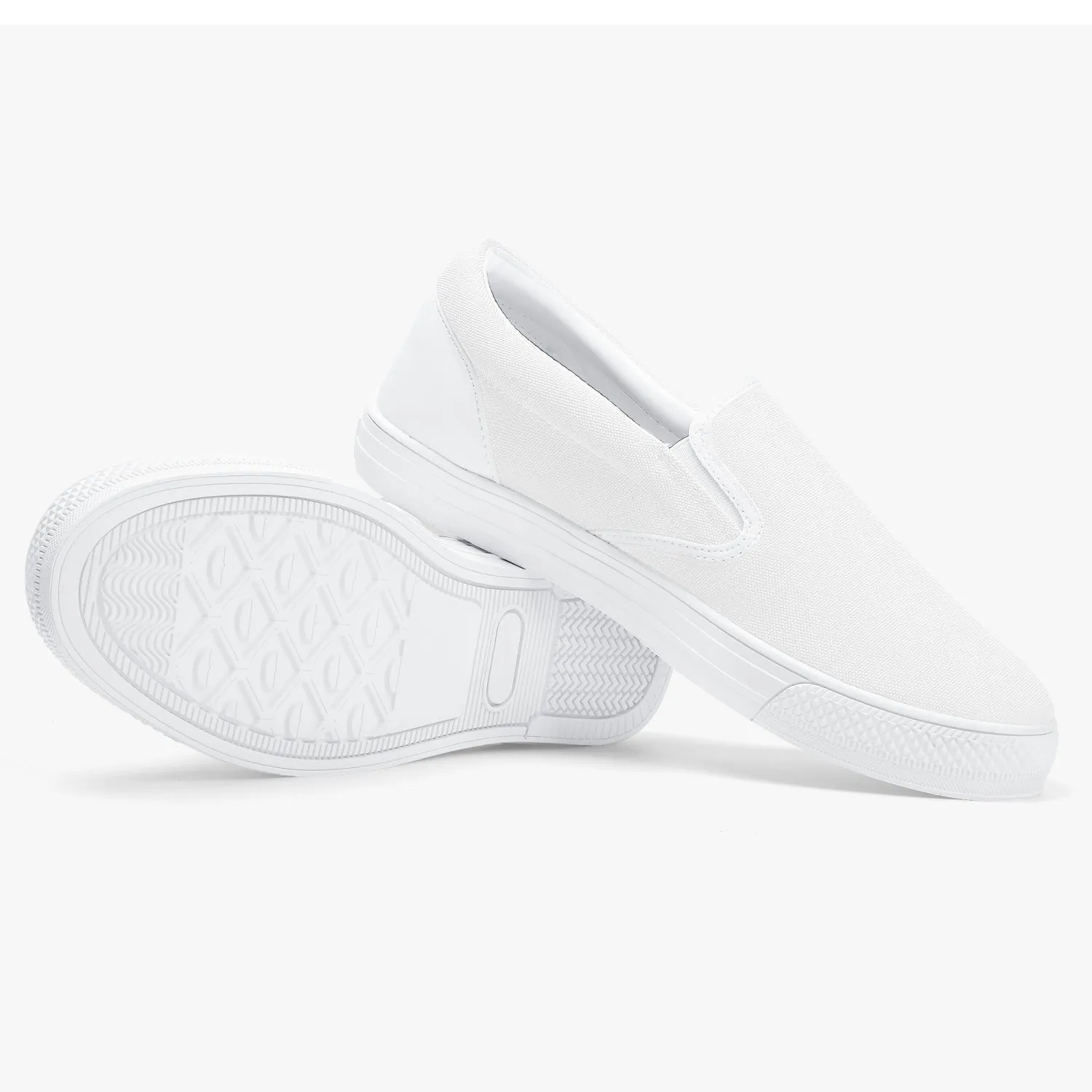 Officially Sexy Orange Laser Classic Slip-On Shoes - White/Black