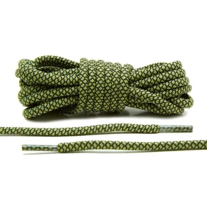 Olive/Black Rope Laces *FINAL SALE*