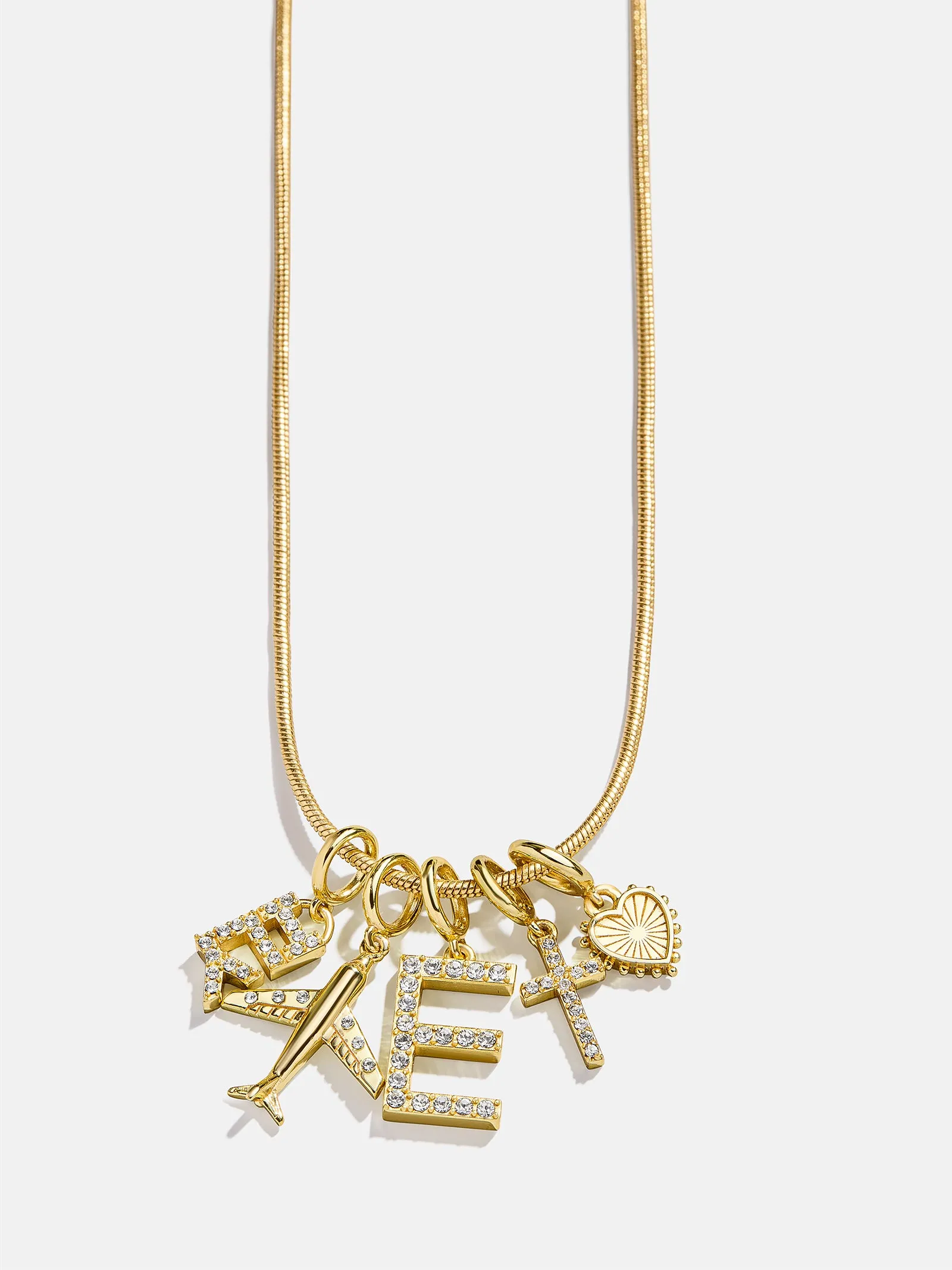 Pavé Initial Cluster Charm - V