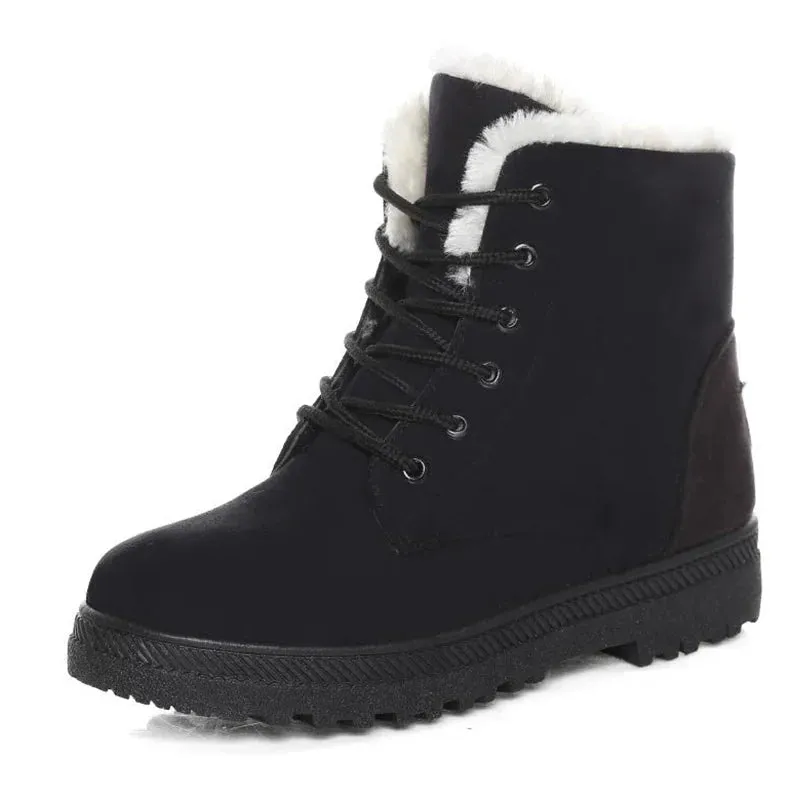 Plush Ankle Boots