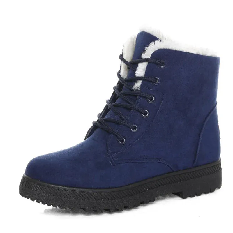 Plush Ankle Boots