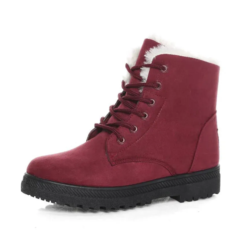 Plush Ankle Boots