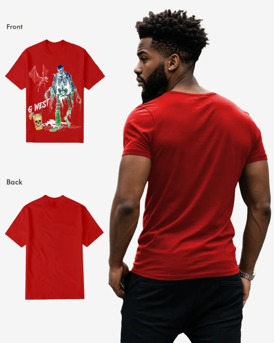 Regular Fit Bat Buddy Front Graphic T Shirt : Gwpbast5061 - 3 Colors