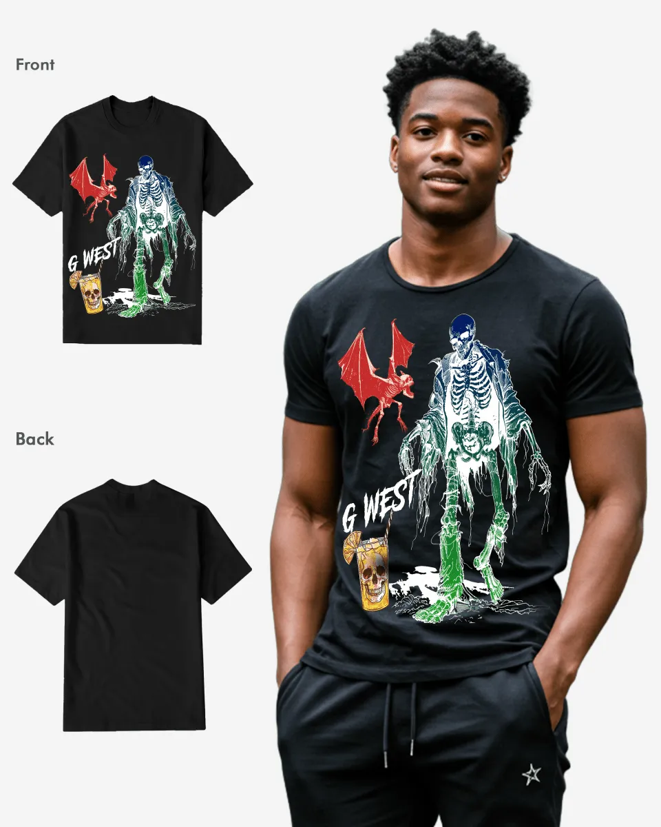 Regular Fit Bat Buddy Front Graphic T Shirt : Gwpbast5061 - 3 Colors