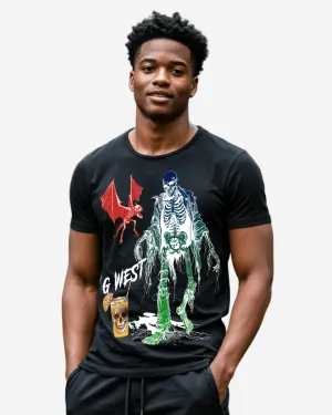 Regular Fit Bat Buddy Front Graphic T Shirt : Gwpbast5061 - 3 Colors