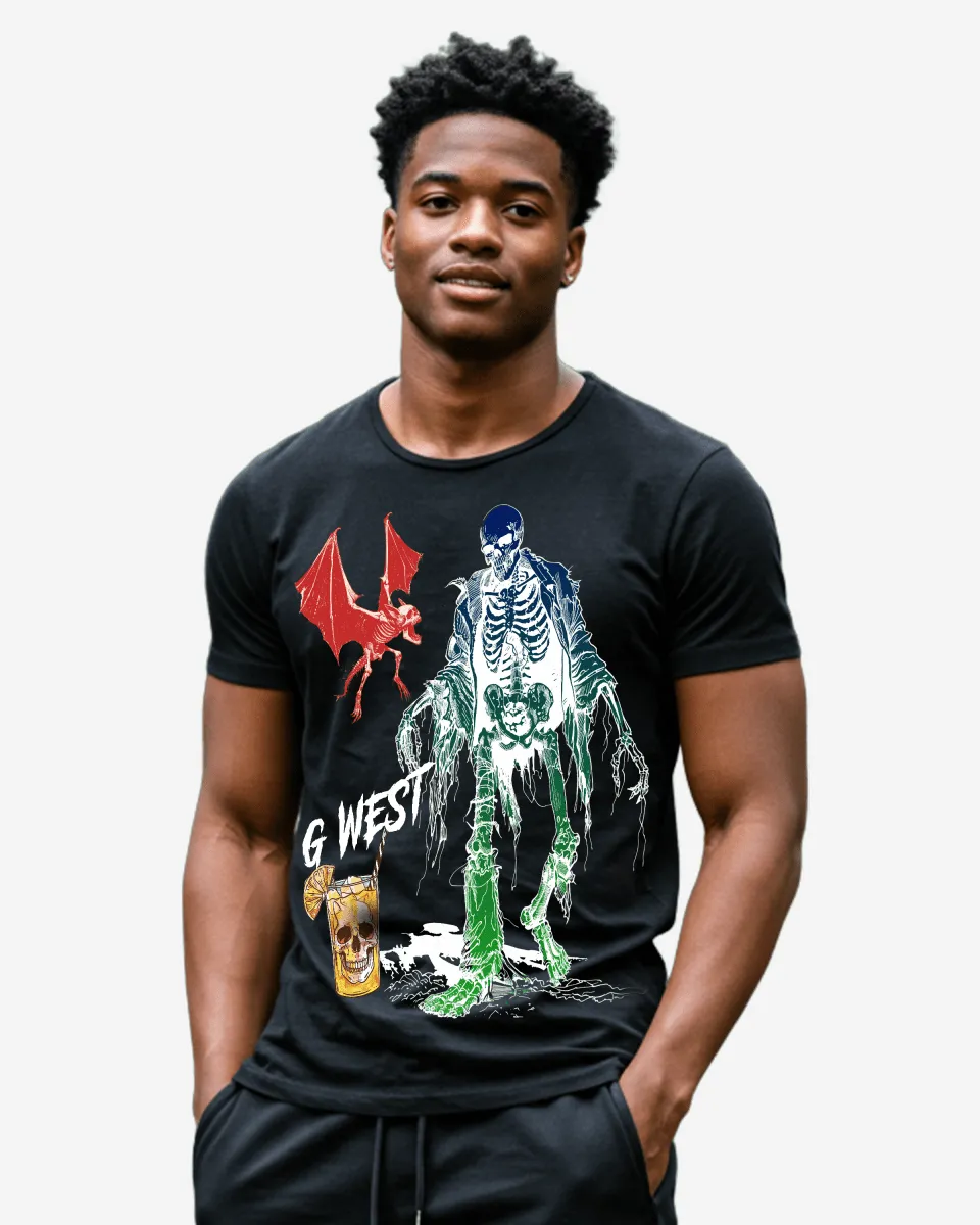 Regular Fit Bat Buddy Front Graphic T Shirt : Gwpbast5061 - 3 Colors