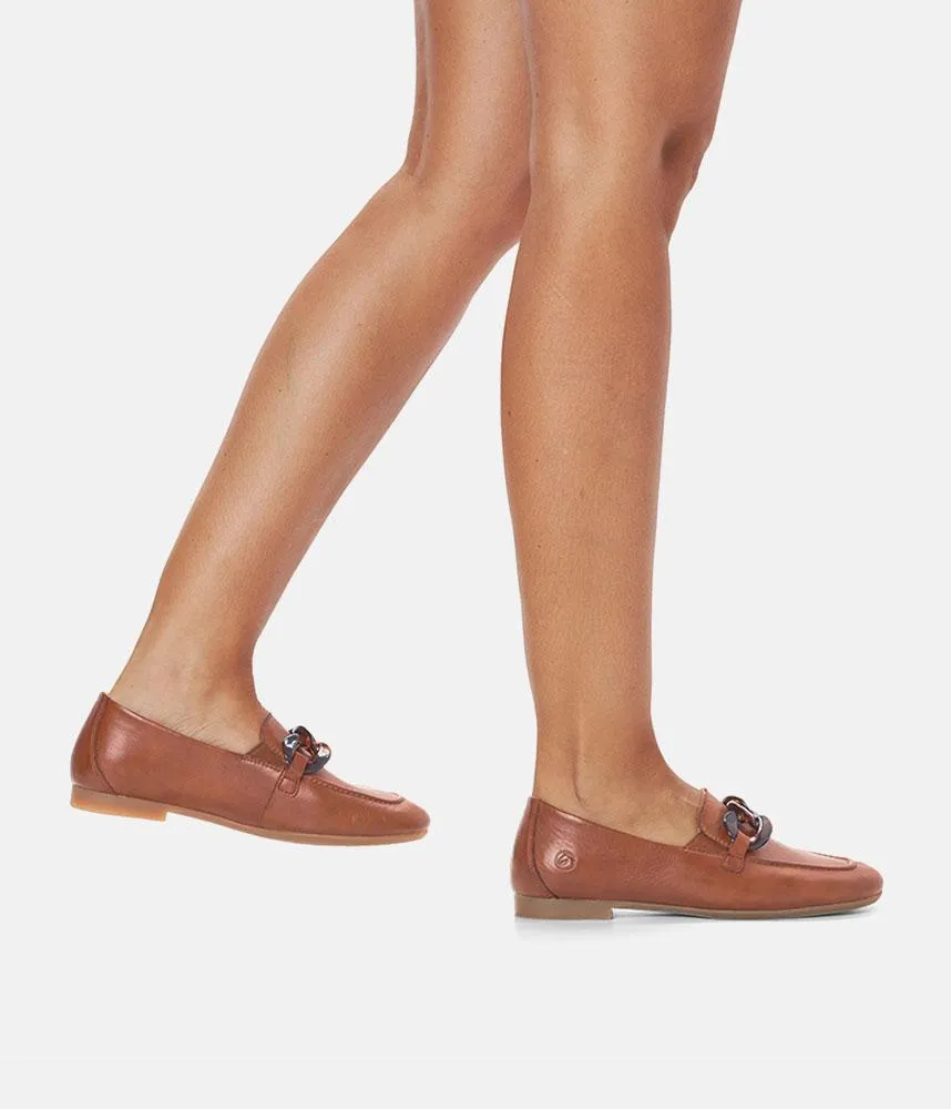 Remonte Stylish Brown Leather Slip On Shoe