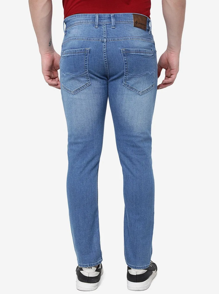 River Blue Solid Urban Fit Jeans | Greenfibre