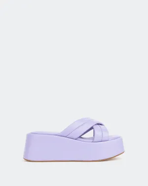 Sacra Light Purple Leather