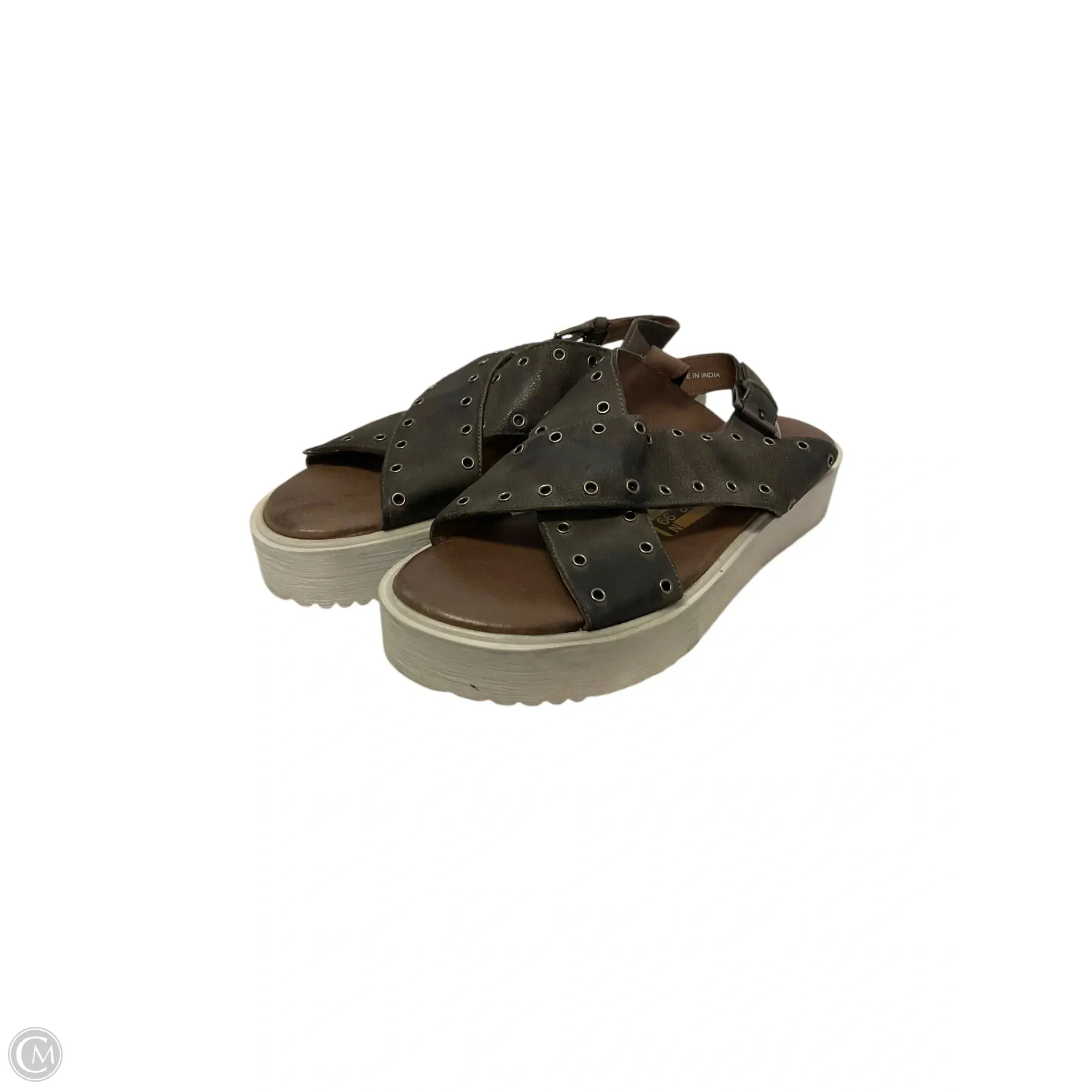 Sandals Flats By Bed Stu In Brown, Size: 8