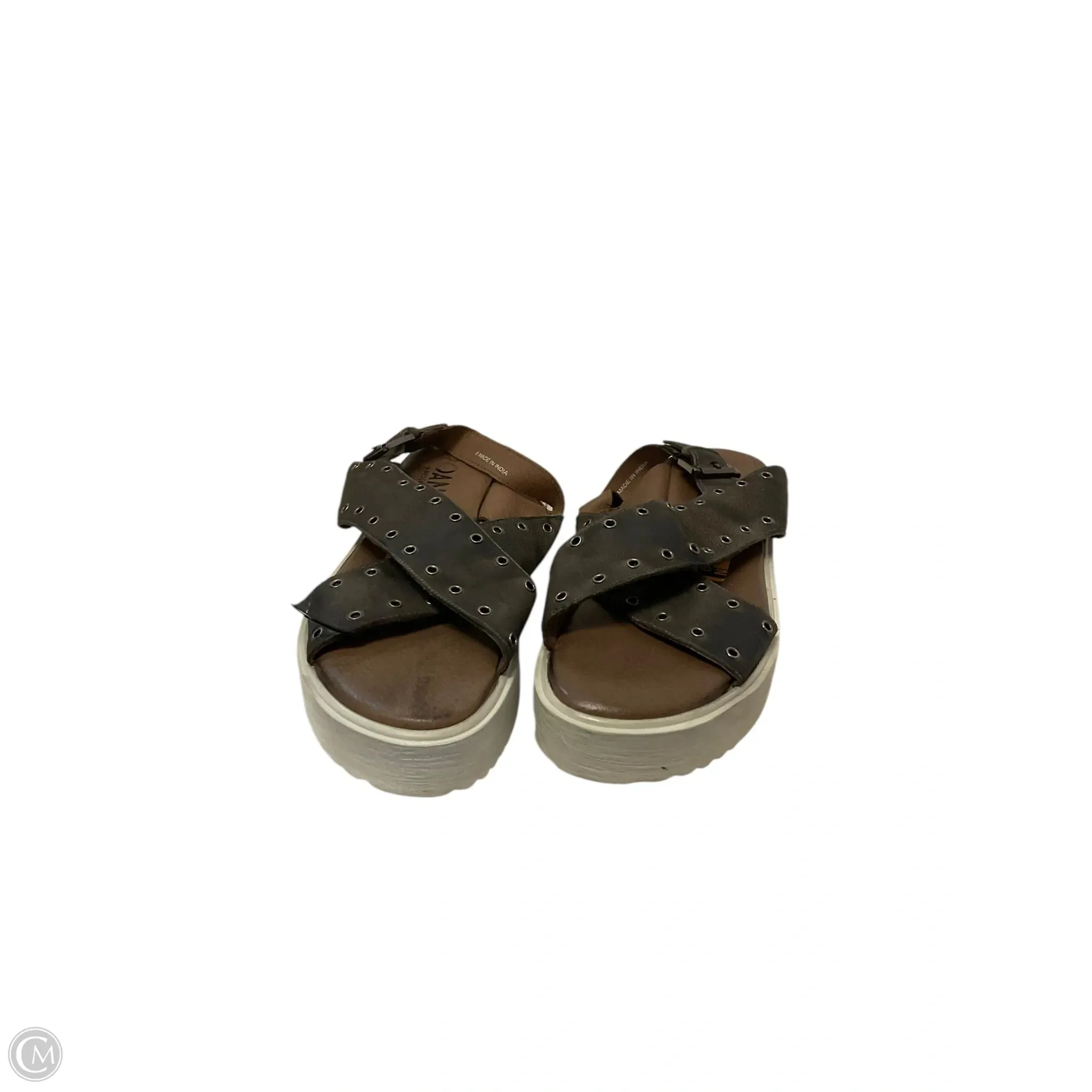 Sandals Flats By Bed Stu In Brown, Size: 8