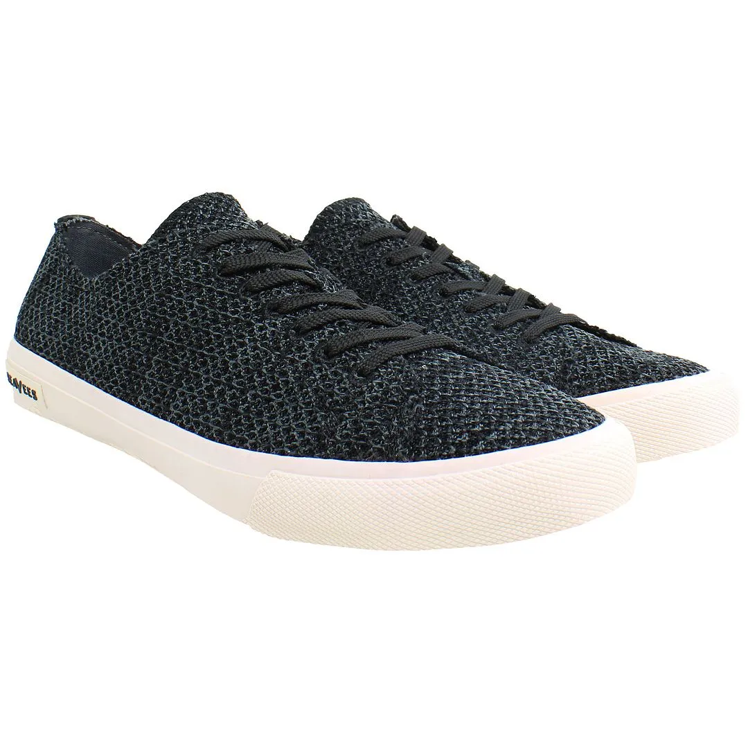 Seavees Monterey Mesh Mens Navy Plimsolls