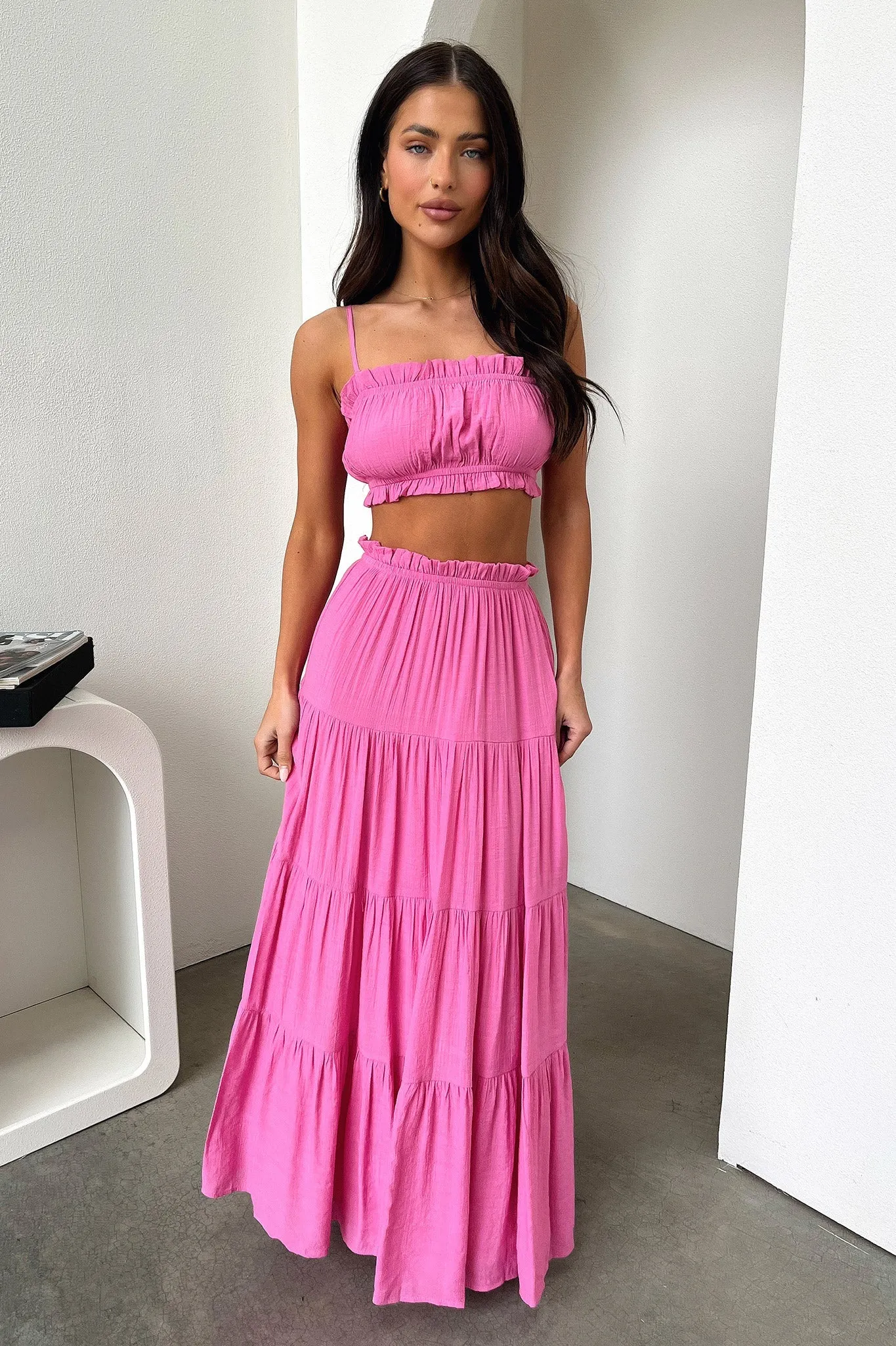 Selina Crop - Pink