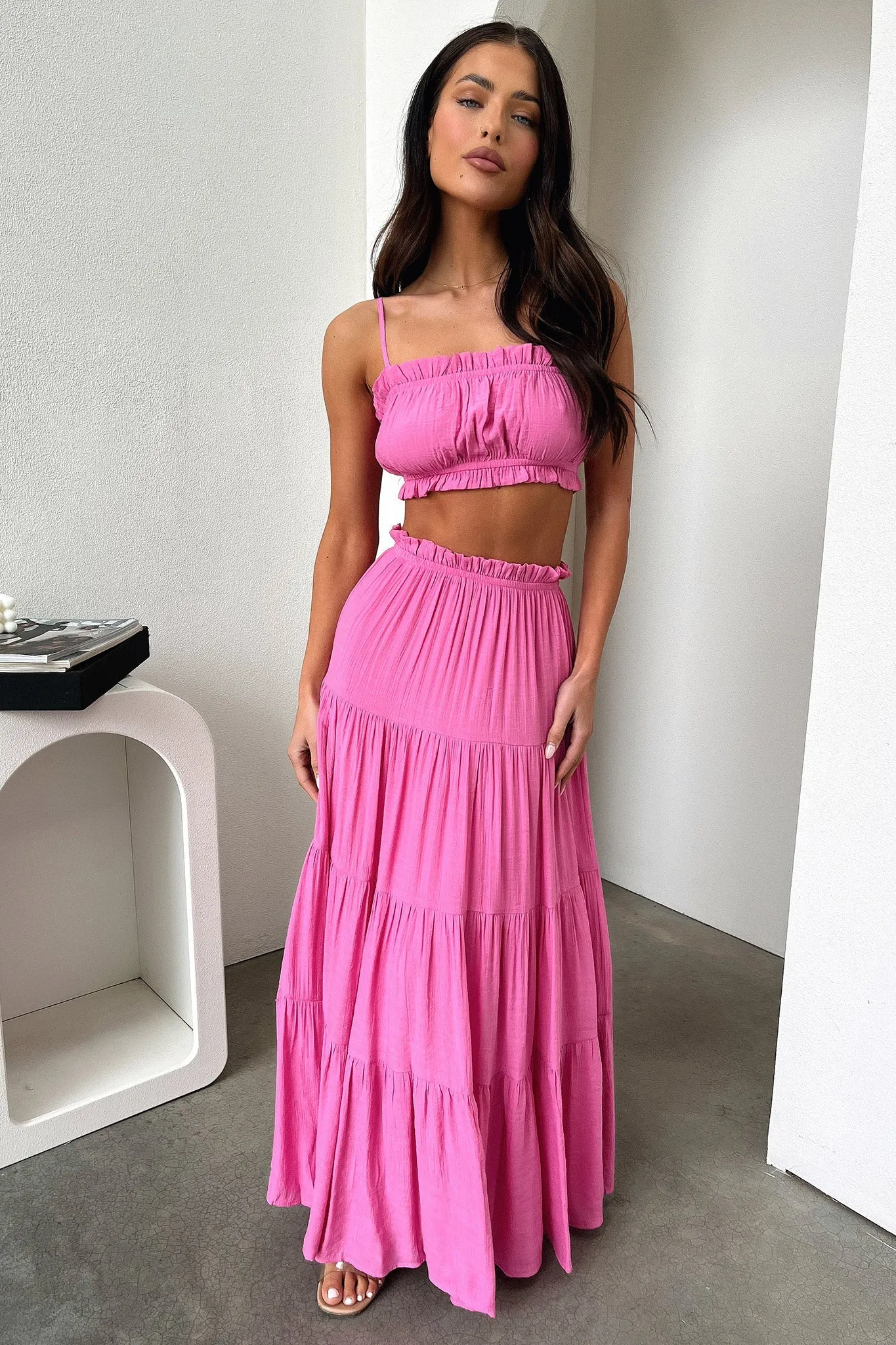 Selina Crop - Pink
