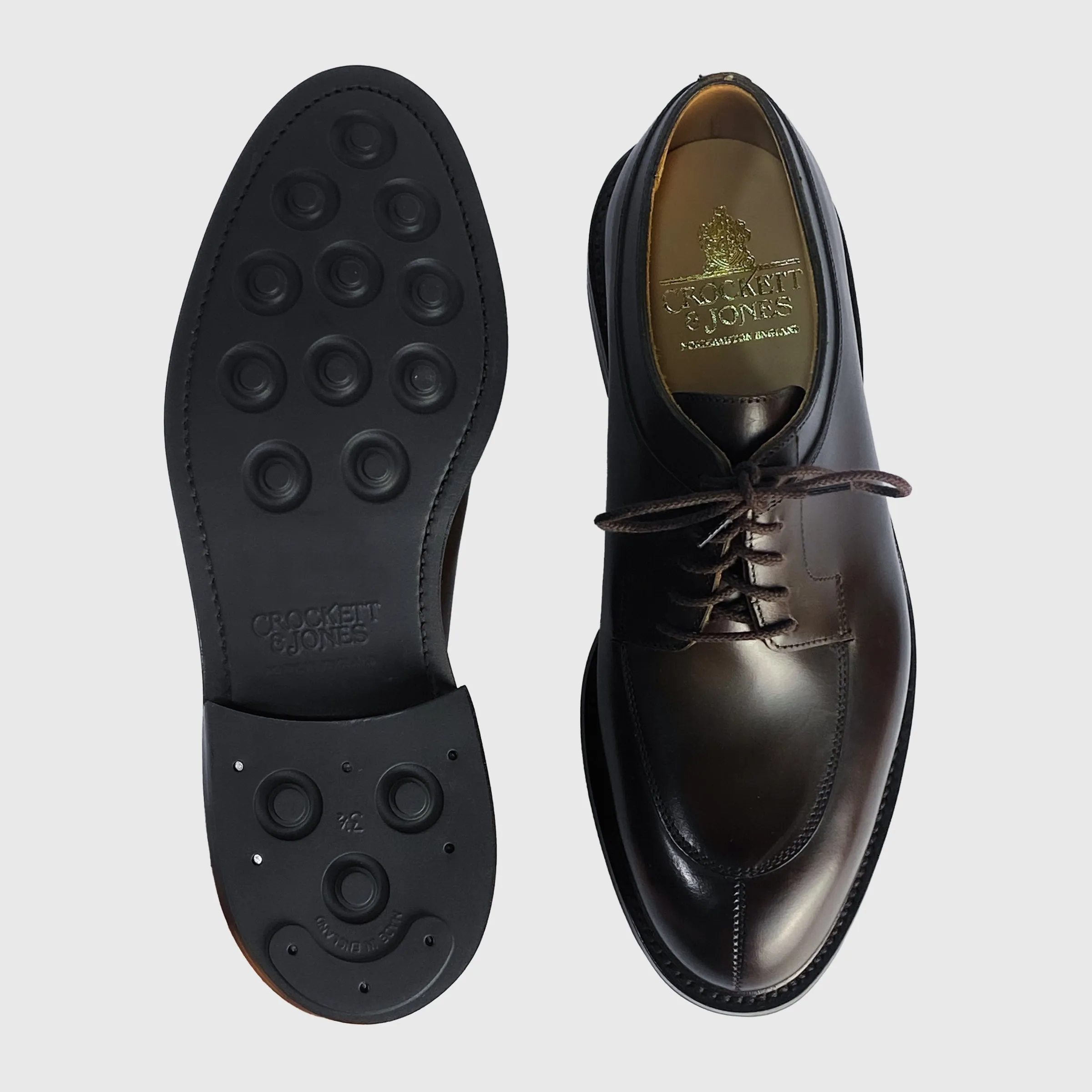 Shelton 2, Dark Brown Wax Calf Daniet Sole