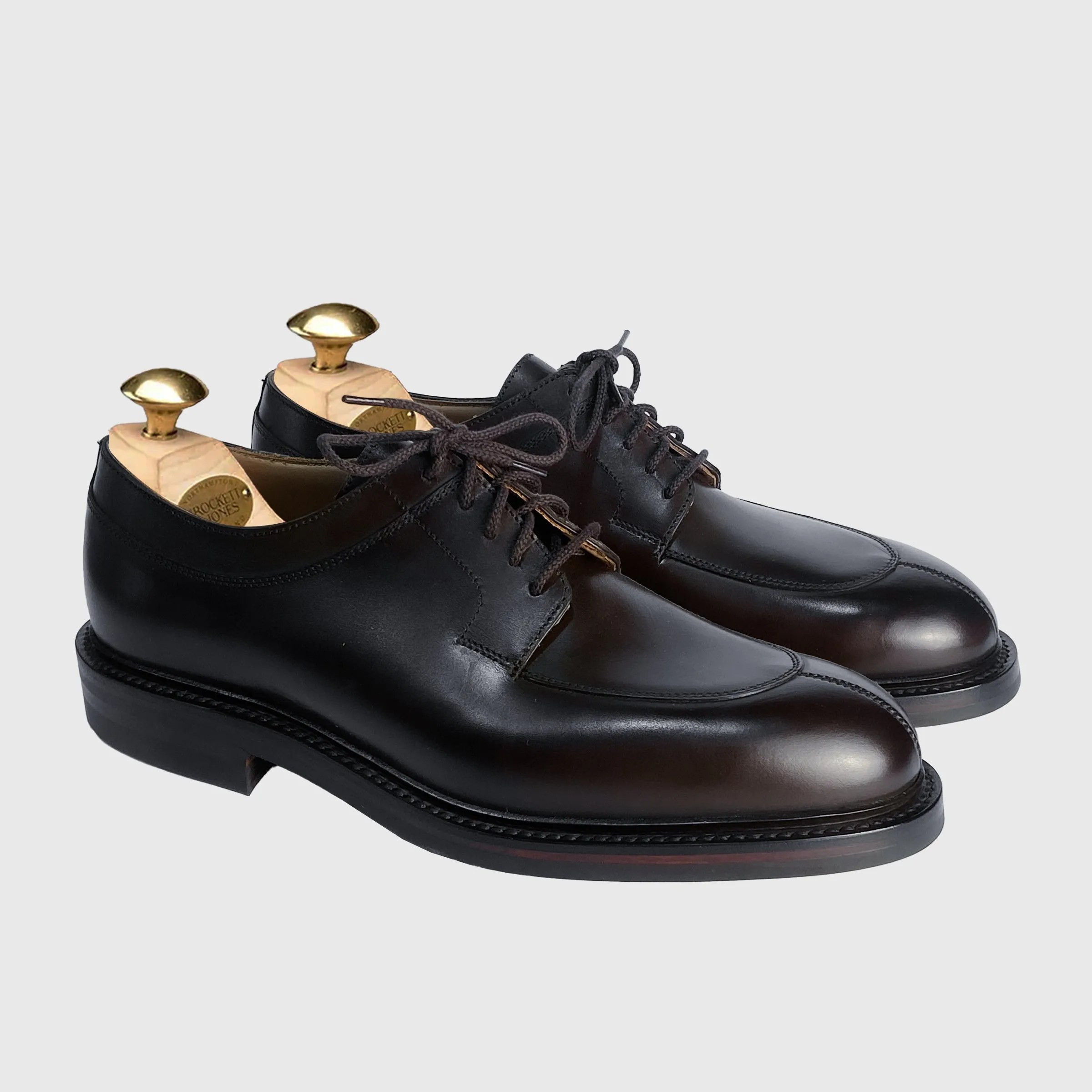 Shelton 2, Dark Brown Wax Calf Daniet Sole