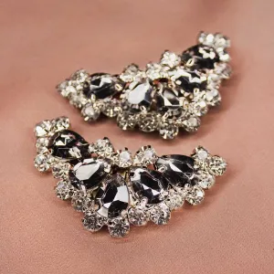 Shoe Clip Alma Crystal Grey