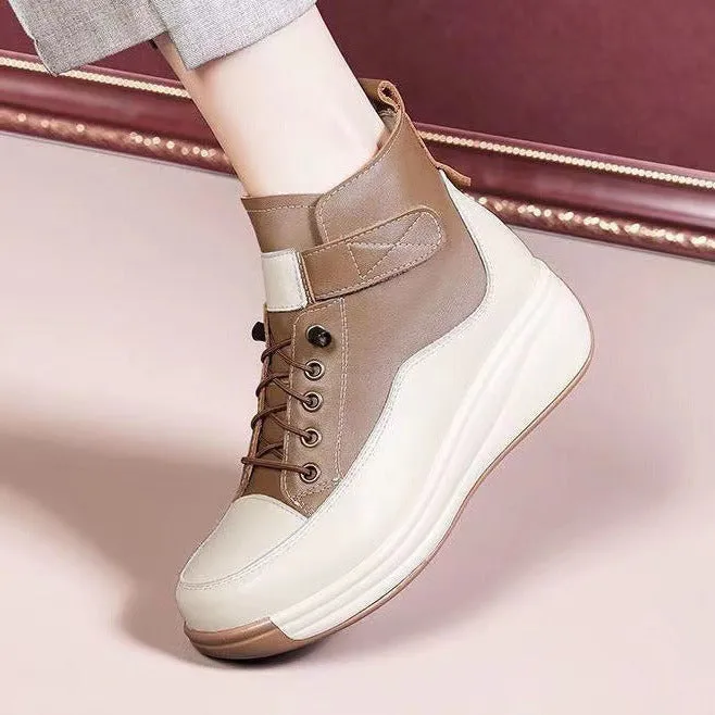 Soft Soles Casual Versatile Leather Boots