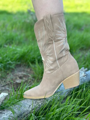 Star is Born Western Bootie - Cederwood