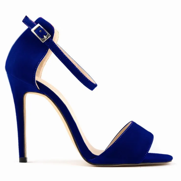 Summer Open-Toe Minimalist Fish Mouth Design OL High Heels Sandals