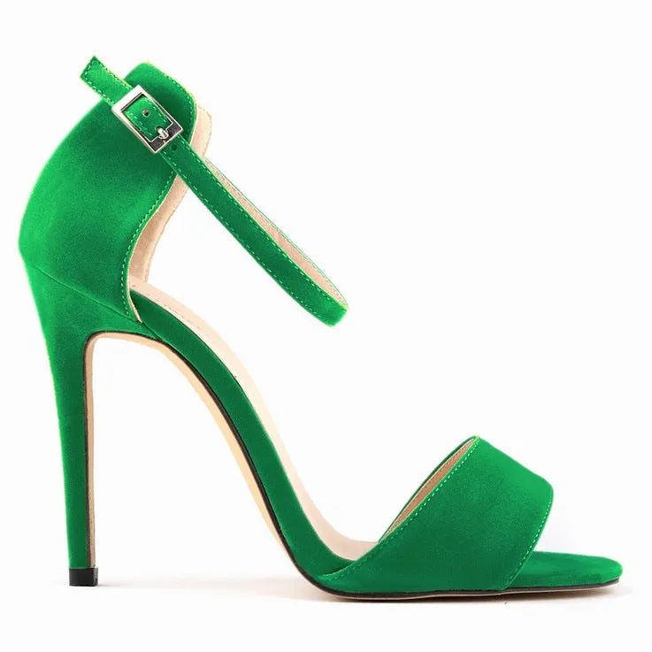 Summer Open-Toe Minimalist Fish Mouth Design OL High Heels Sandals