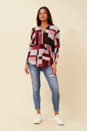SUVI COLOUR BLOCK TOP