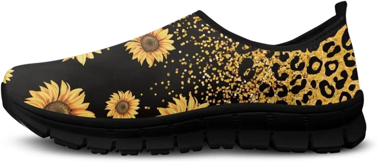 SYtrade Women's Art Travel Shoes Slip On Flats Casual Walking Sneaker Black Sole