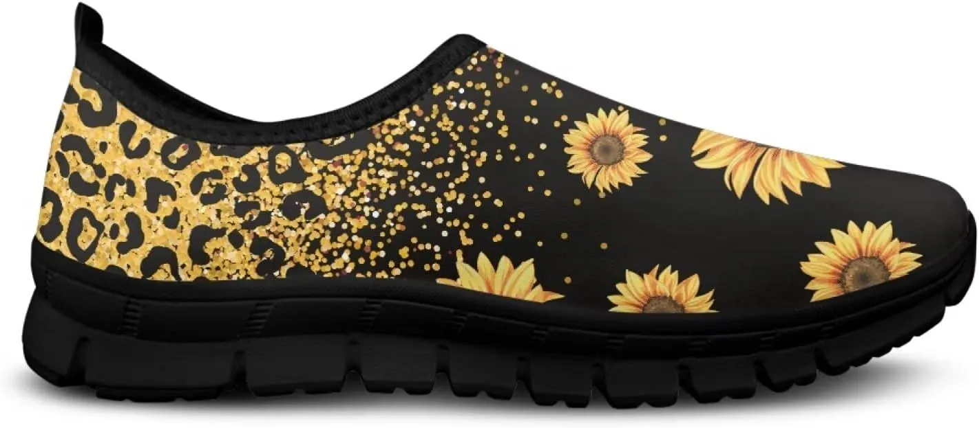 SYtrade Women's Art Travel Shoes Slip On Flats Casual Walking Sneaker Black Sole