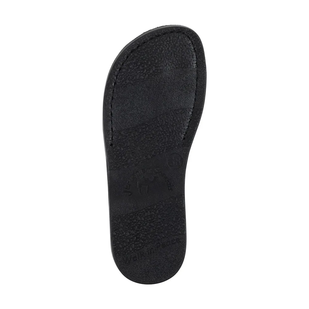 The Good Shepherd - Leather Toe Loop Sandal | Yellow Nubuck