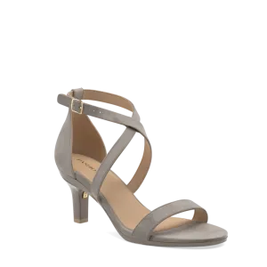 The Sandal - Storm Suede   Stiletto Heel Kit 3 Storm - FINAL SALE