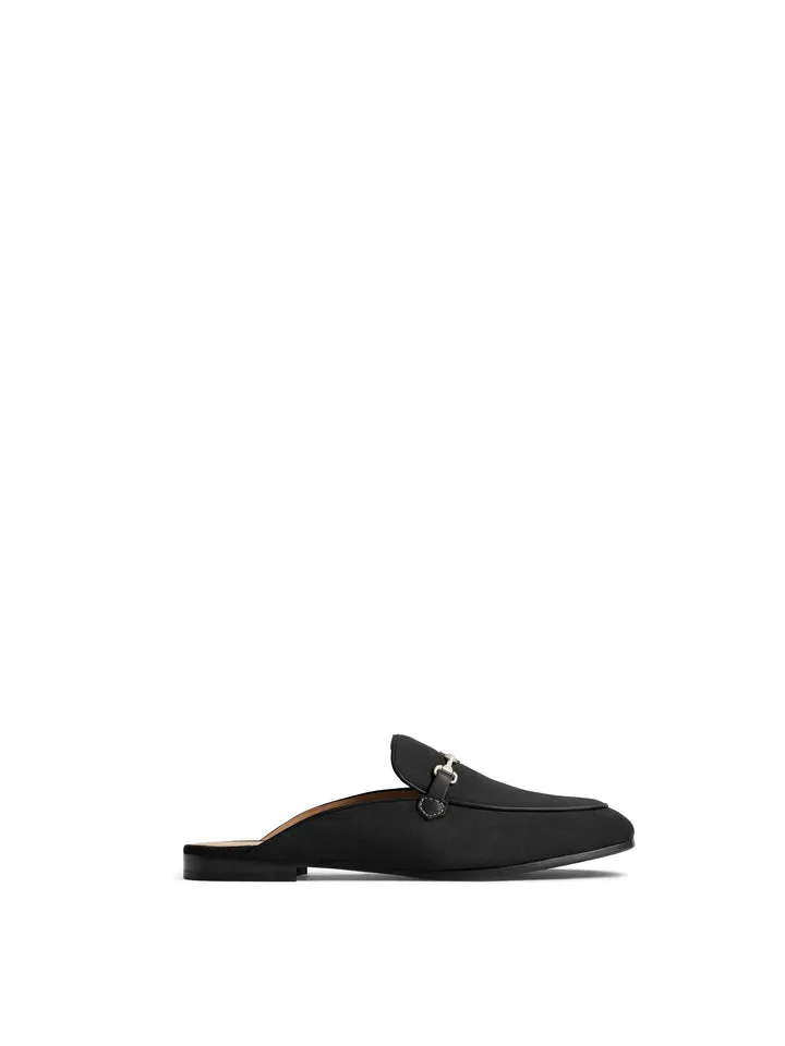 The Tuddenham Women's Mule - Black Suede