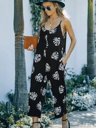 Tropic Essential Wide Leg Scoop Neck Sleeveless Jumpsuit