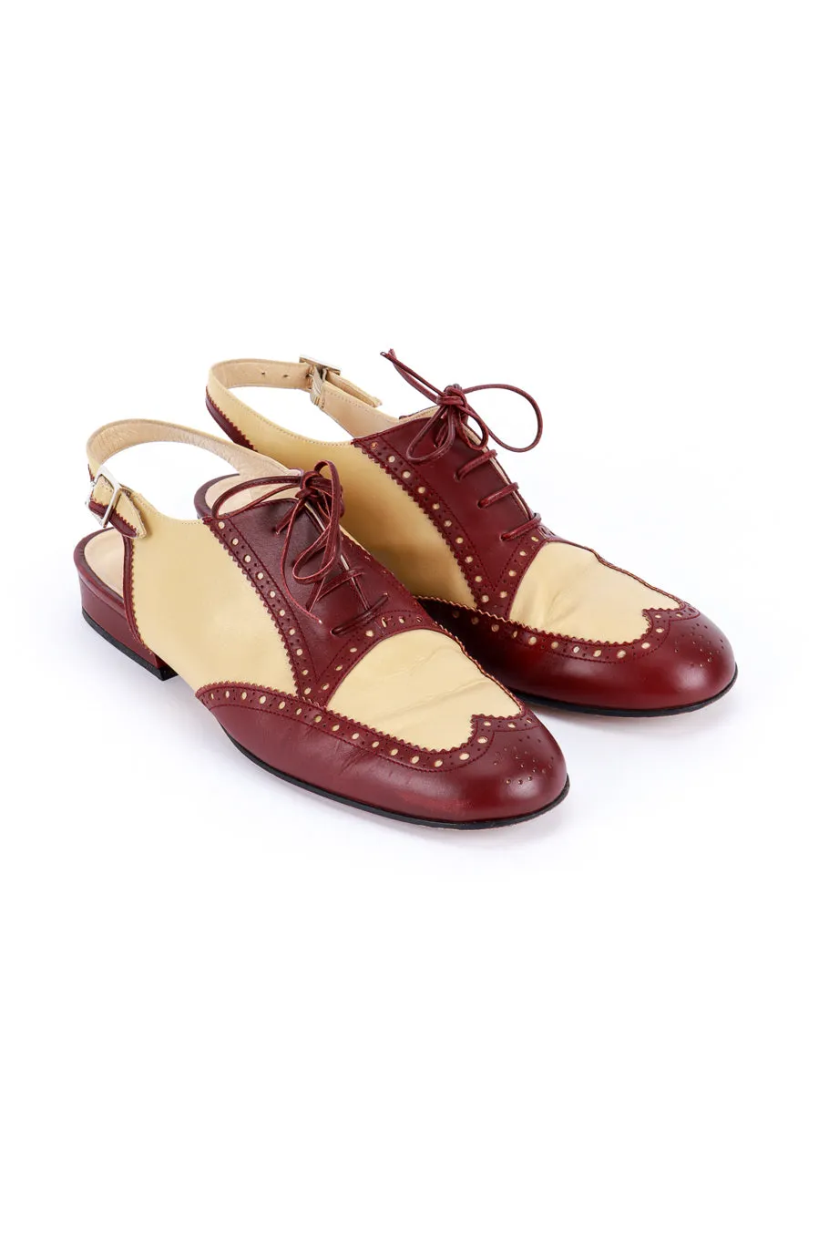 Two-Tone Slingback Spectators