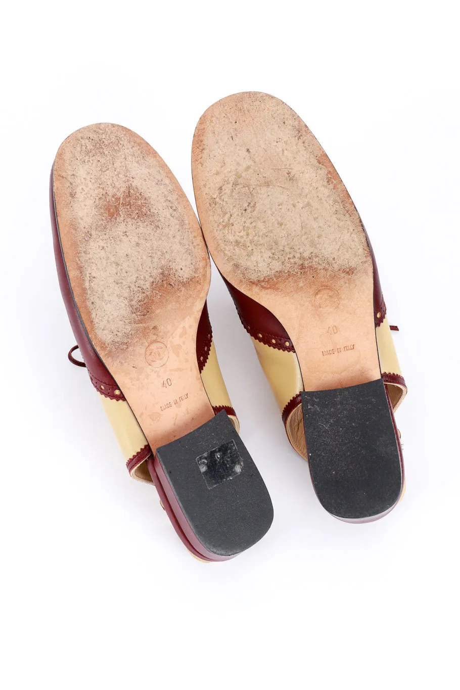 Two-Tone Slingback Spectators