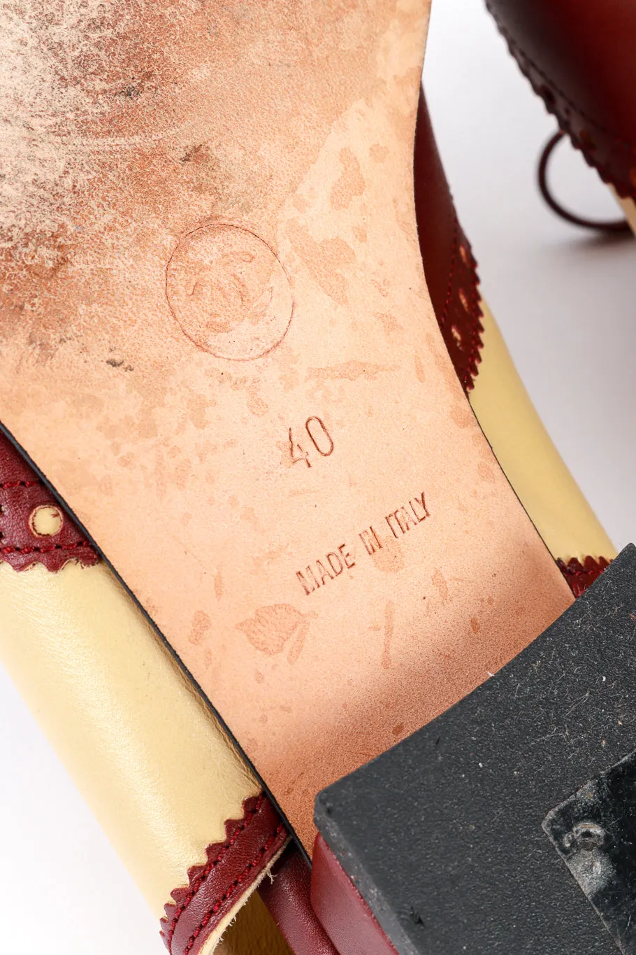 Two-Tone Slingback Spectators
