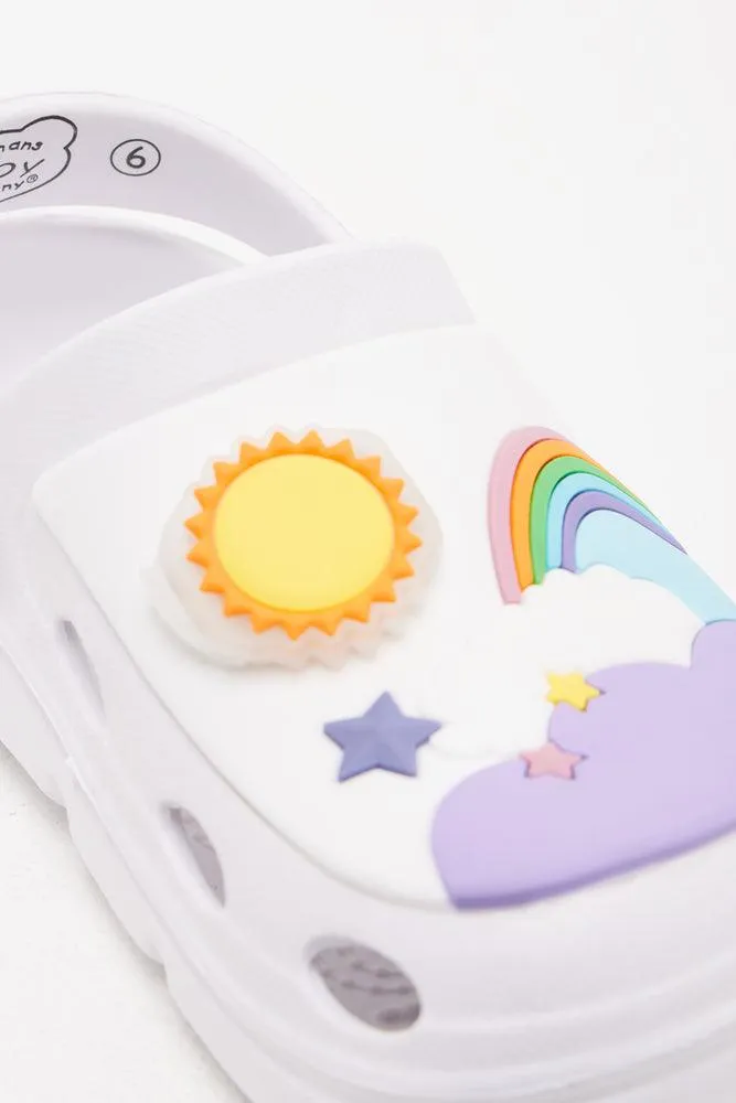 Unicorn Light Clog White