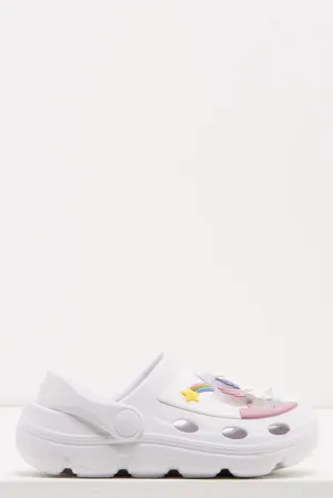Unicorn Light Clog White