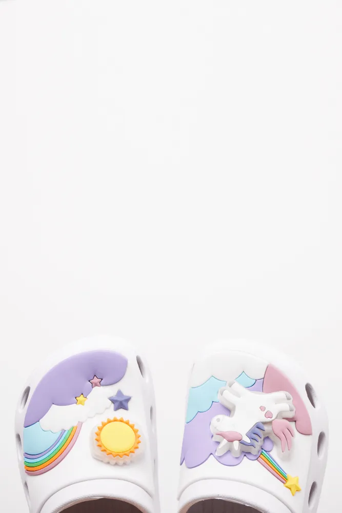 Unicorn Light Clog White