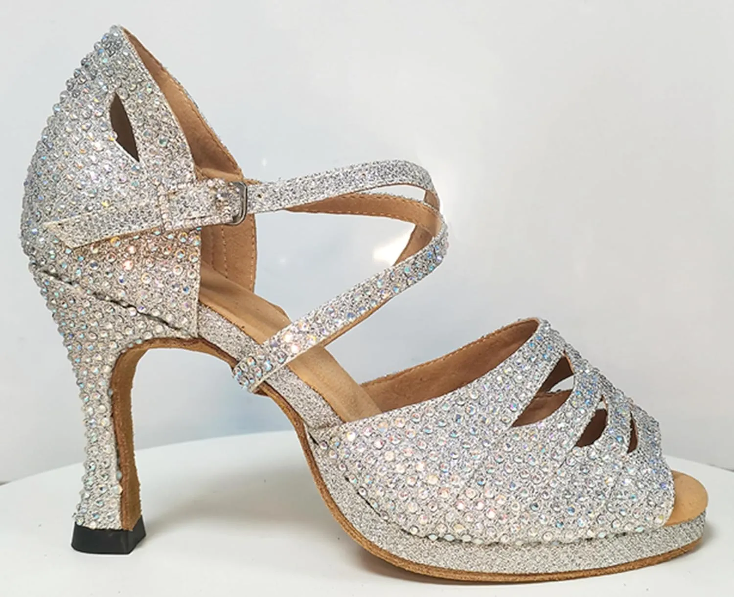 Womens Girls Sexy Dance Shoes Platform High Heel Ballroom Dancing Wedding Sandals X501