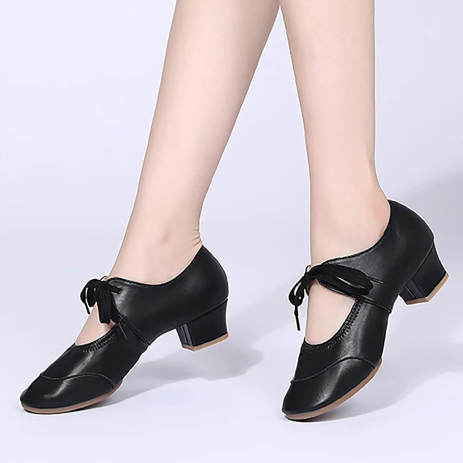 Women's Satin Latin Dance Shoes Professional Ballroom Salsa Practice Performance Dancing Shoes Sandals