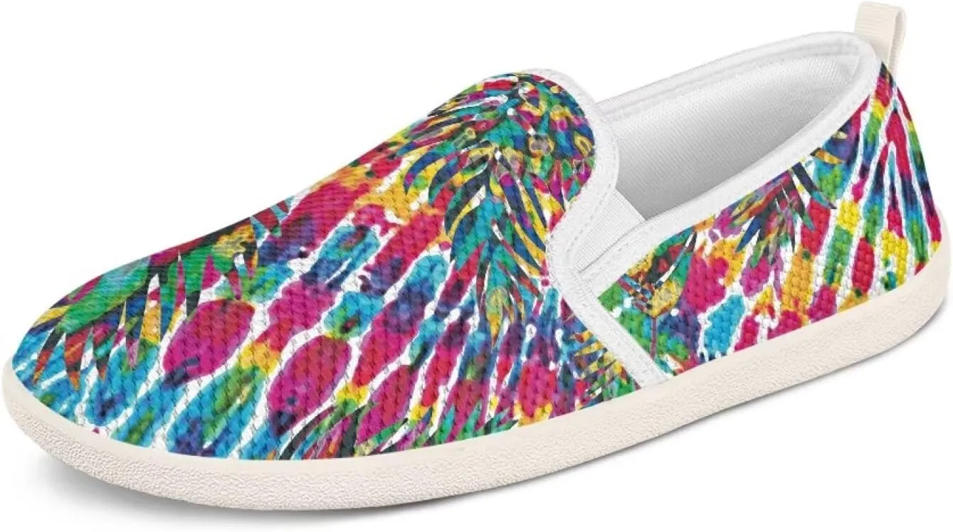 Women's Shoes Flats Casual Walking Shoes Women Slip On Sneakers Ladies Colorful Shoes